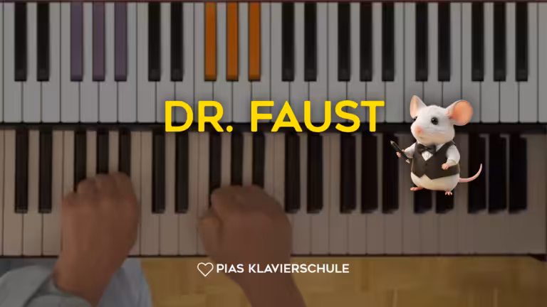 Dr. Faust's Jux mit schwarzen Tasten Fritz Emonts Klavier Tutorial